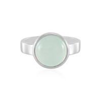 Anello in argento con Calcedonio Acqua