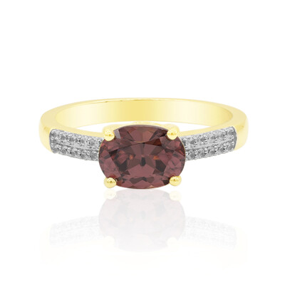 Anello in oro con Zircone Rosa