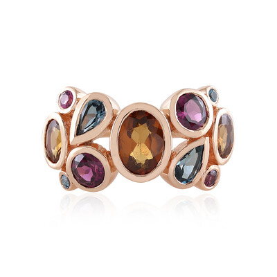 Anello in argento con Granato Essonite (KM by Juwelo)