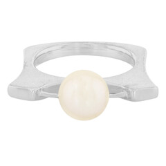 Anello in argento con Perla di Acqua Dolce