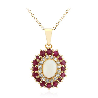 Collana in argento con Opale di Welo