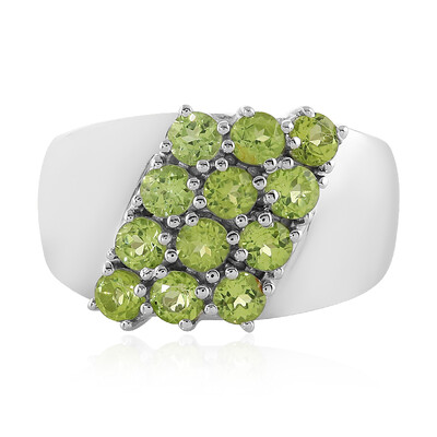 Anello in argento con Peridoto