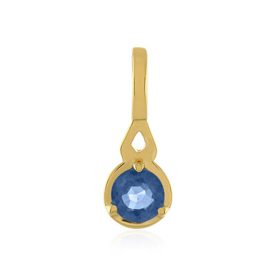 Ciondolo in argento con Zaffiro Blu