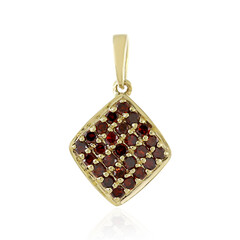 Ciondolo in oro con Diamante Rosso I2