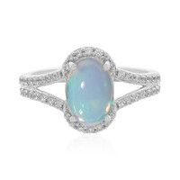 Anello in argento con Opale di Welo