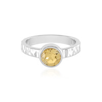 Anello in argento con Citrino