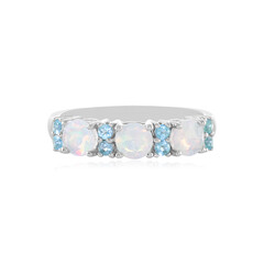 Anello in argento con Opale di Welo