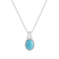 Collana in argento con Turchese Sleeping Beauty