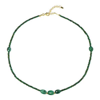 Collana in argento con Smeraldo Zambia