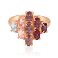 Anello in argento con Rodolite