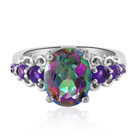 Anello in argento con Quarzo Mistico