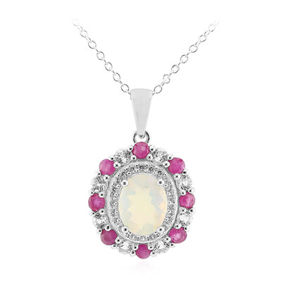 Collana in argento con Opale di Welo