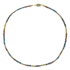 Collana in argento con Diamante Fancy(Adela Silber)