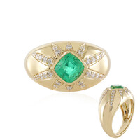 Anello in oro con Smeraldo Russo (de Melo)