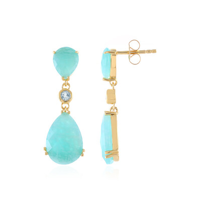 Orecchini in argento con Amazzonite