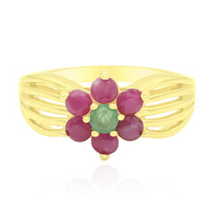 Anello in argento con Smeraldo