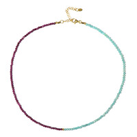 Collana in argento con Rubino Mozambico (Riya)