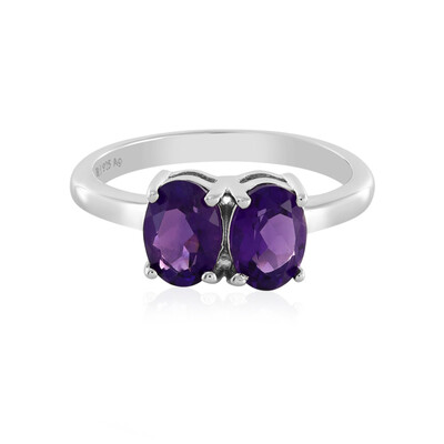Anello in argento con Ametista Siberiana