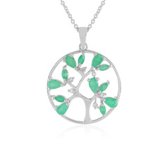 Collana in argento con Smeraldo Socoto