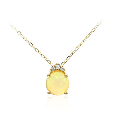 Collana in oro con Opale di Welo AAA