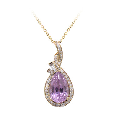 Collana in oro con Kunzite Patroke (CIRARI)