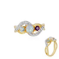 Anello in argento con Opale di Welo