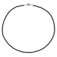 Collana in argento con Spinello Nero