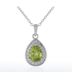 Collana in argento con Peridoto