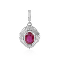 Ciondolo in argento con Rubino Bemainty