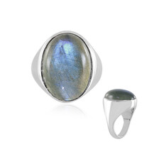 Anello in argento con Labradorite