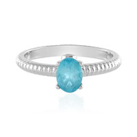 Anello in argento con Apatite Blu