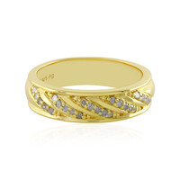 Anello in argento con Diamante I4 (J)