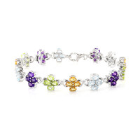 Bracciale in argento con Ametista Zambiana