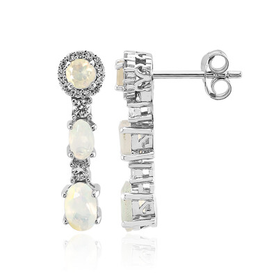 Orecchini in argento con Opale di Welo