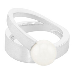 Anello in argento con Perla Akoya