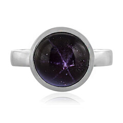 Anello in argento con Granato Stellato