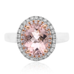 Anello in oro con Morganite (CIRARI)
