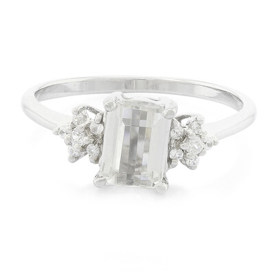 Anello in argento con Kunzite Canarino