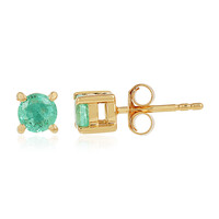 Orecchini in argento con Smeraldo Russo