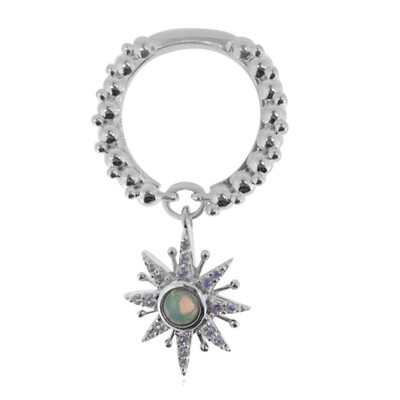 Anello in argento con Opale di Welo (Dallas Prince Designs)