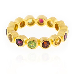 Anello in argento con Granato d’India