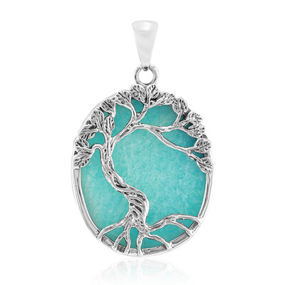 Ciondolo in argento con Amazzonite (Art of Nature)
