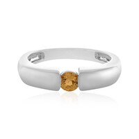 Anello in argento con Topazio Imperiale