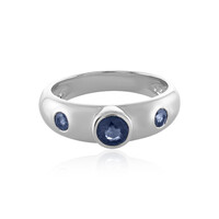Anello in argento con Zaffiro Blu