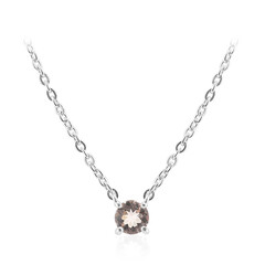 Collana in argento con Morganite