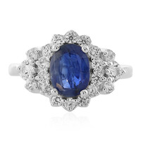 Anello in argento con Cianite
