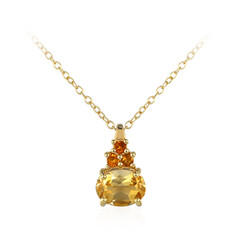 Collana in argento con Citrino