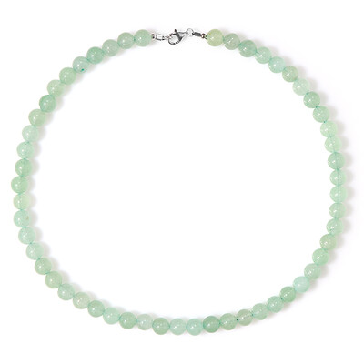 Collana in argento con Avventurina Verde