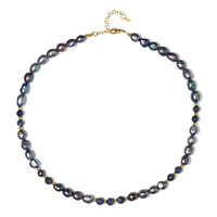 Collana in argento con Perla Mistica d'Acqua Dolce