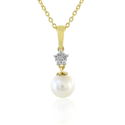 Collana in argento con Perla di Acqua Dolce